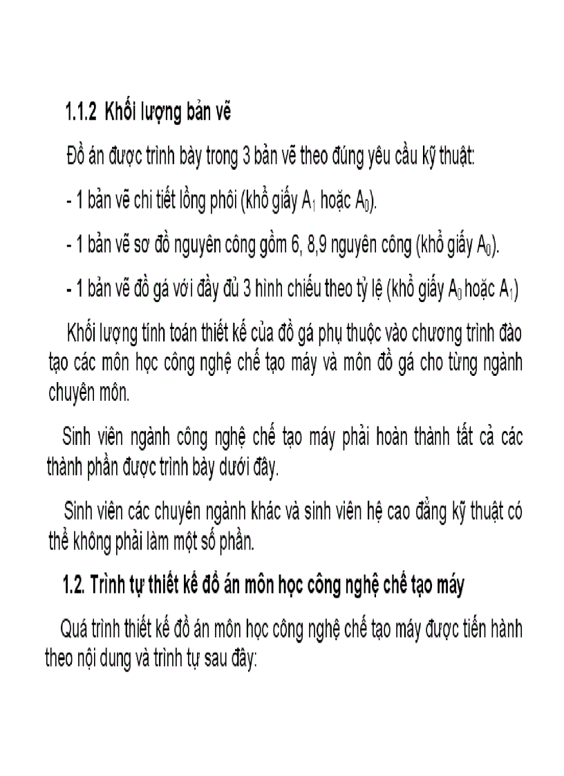 image for page Đồ án công nghệ chế tạo máy gia công cơ khí phần 2 part 1