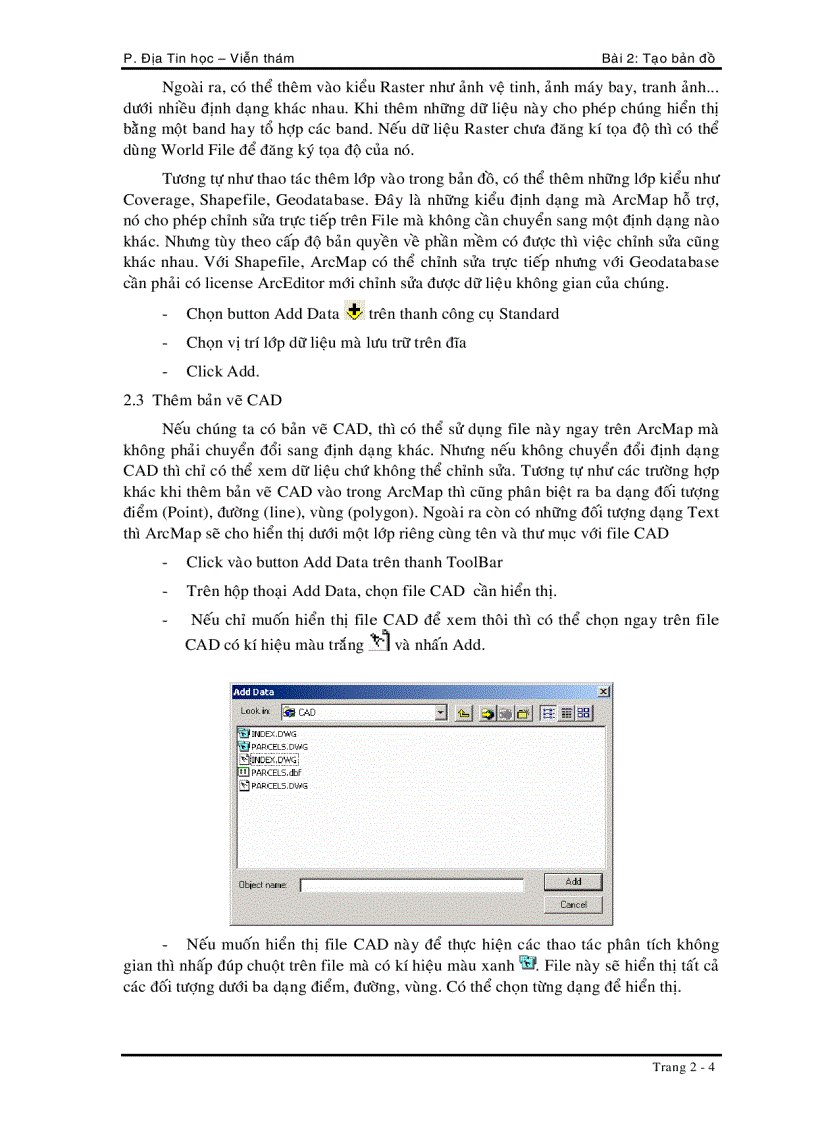 image for page Học Arcgis căn bản Phần II