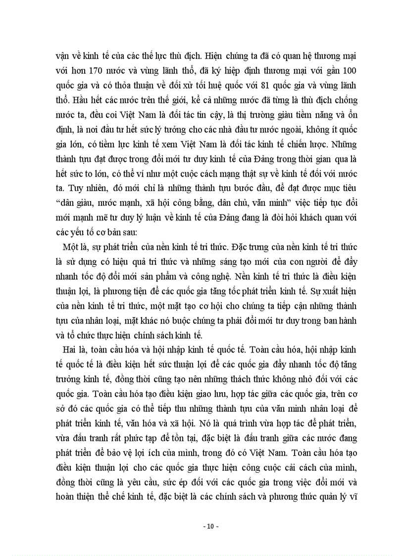 image for page Tư duy mới của Đảng về Kinh tế thị trường trong 20 năm đổi mới ở nước ta