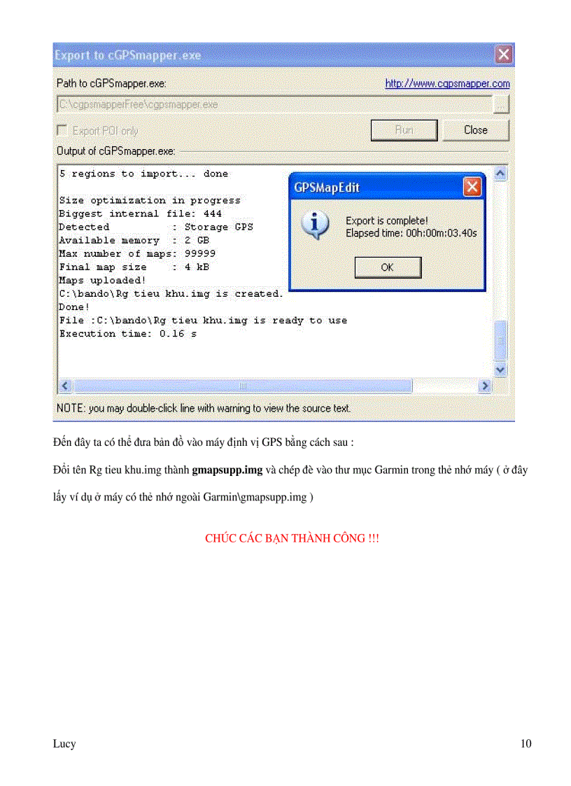image for page Chuyển bản đồ vào máy GPS
