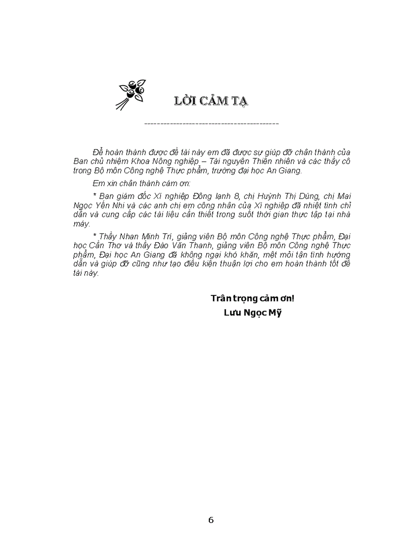 image for page Luận văn HACCP mặt hàng cá tra cá basa đông lạnh