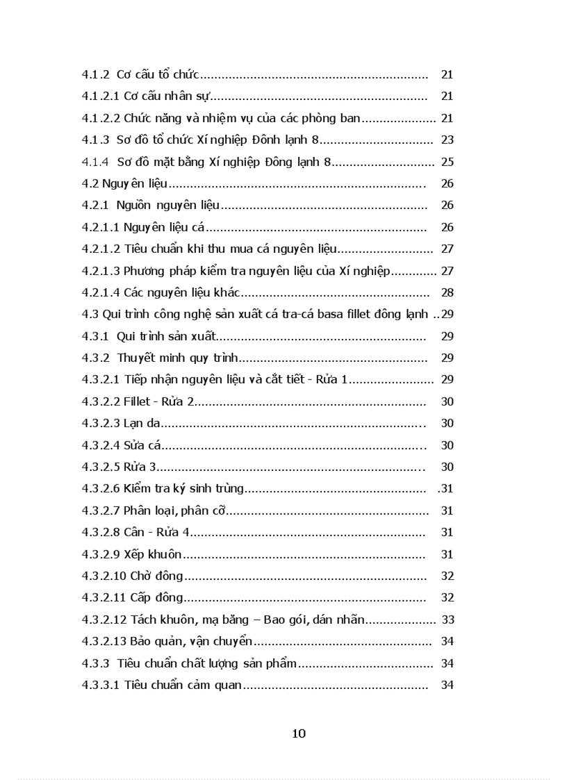 image for page Luận văn HACCP mặt hàng cá tra cá basa đông lạnh