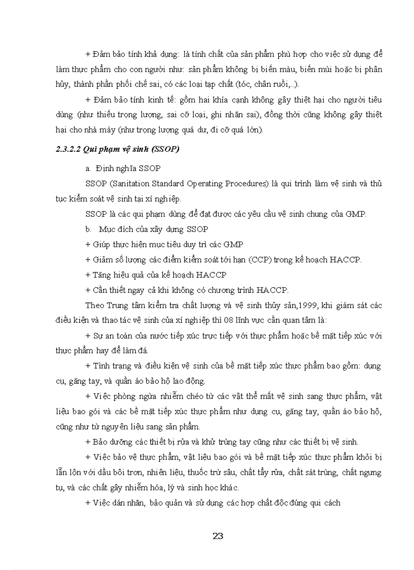 image for page Luận văn HACCP mặt hàng cá tra cá basa đông lạnh