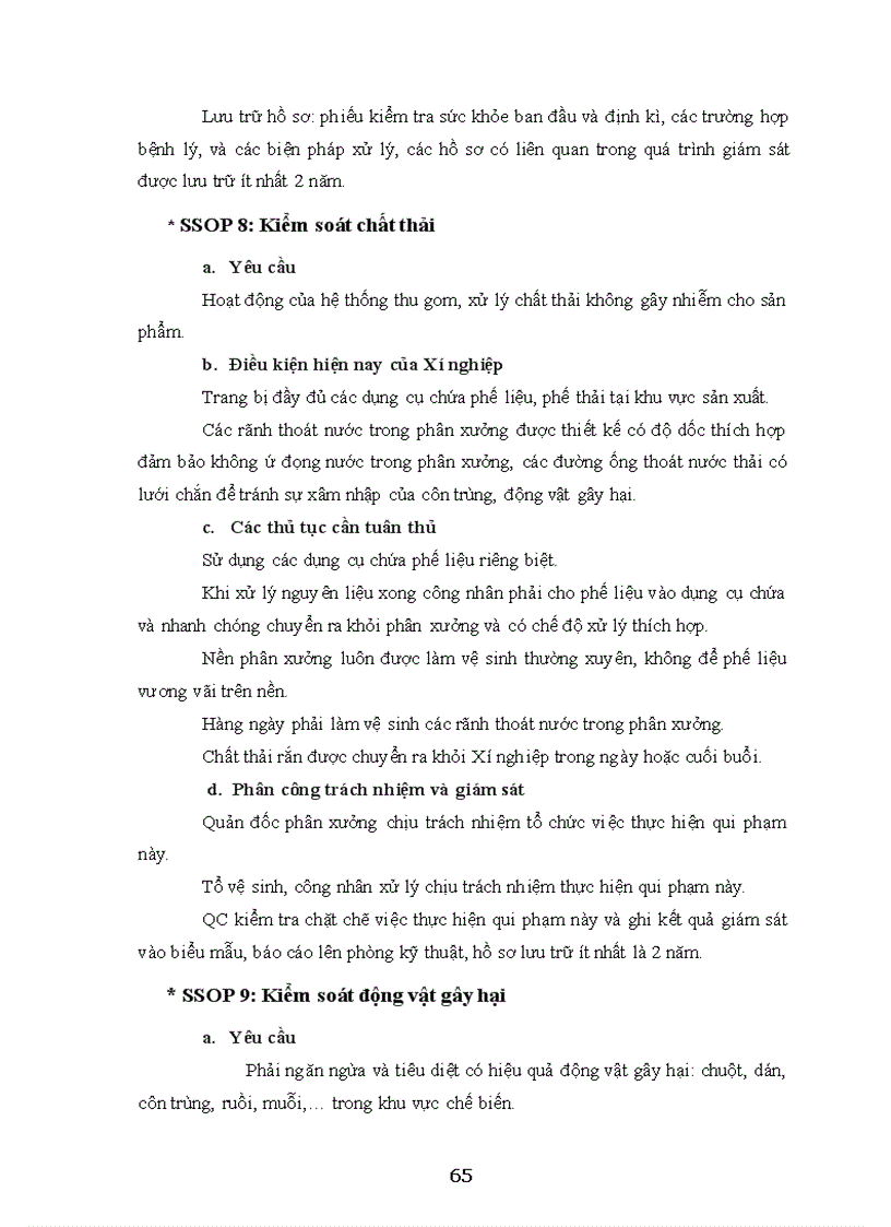 image for page Luận văn HACCP mặt hàng cá tra cá basa đông lạnh