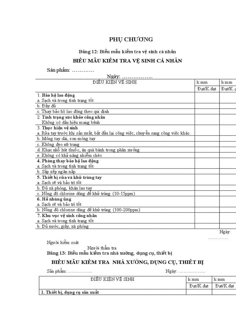 image for page Luận văn HACCP mặt hàng cá tra cá basa đông lạnh