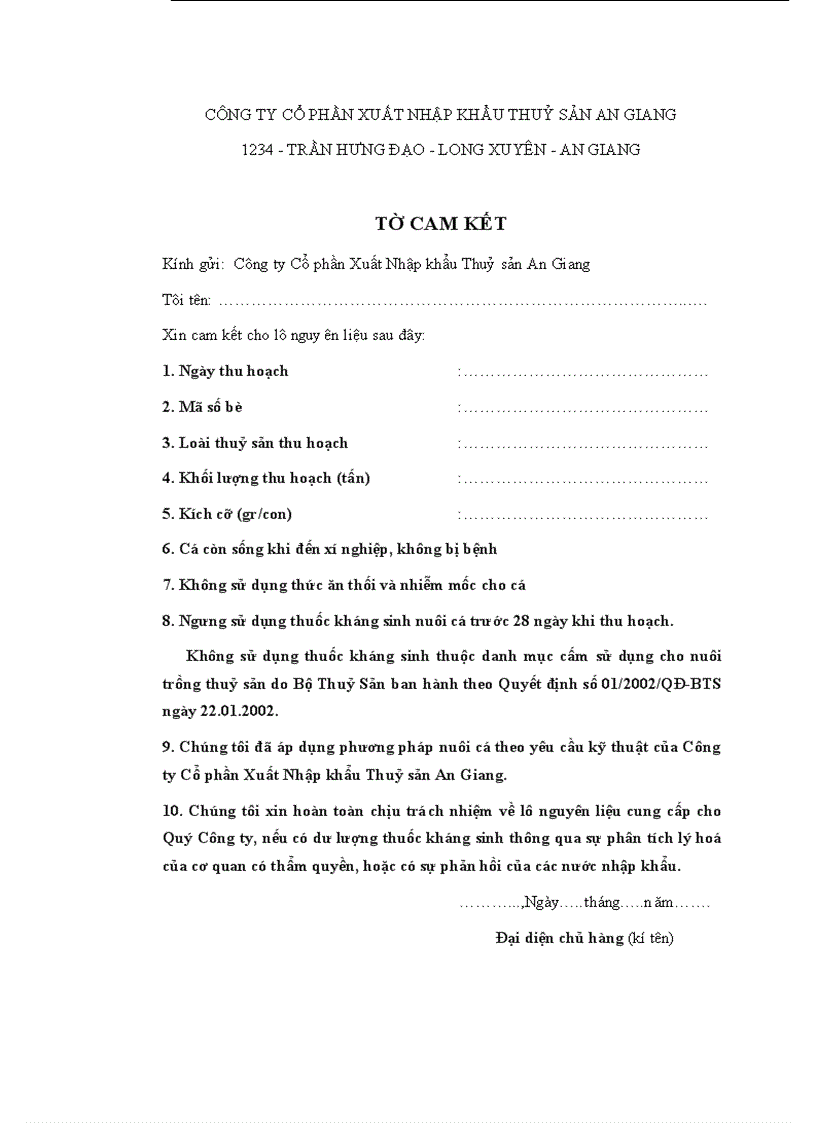 image for page Luận văn HACCP mặt hàng cá tra cá basa đông lạnh