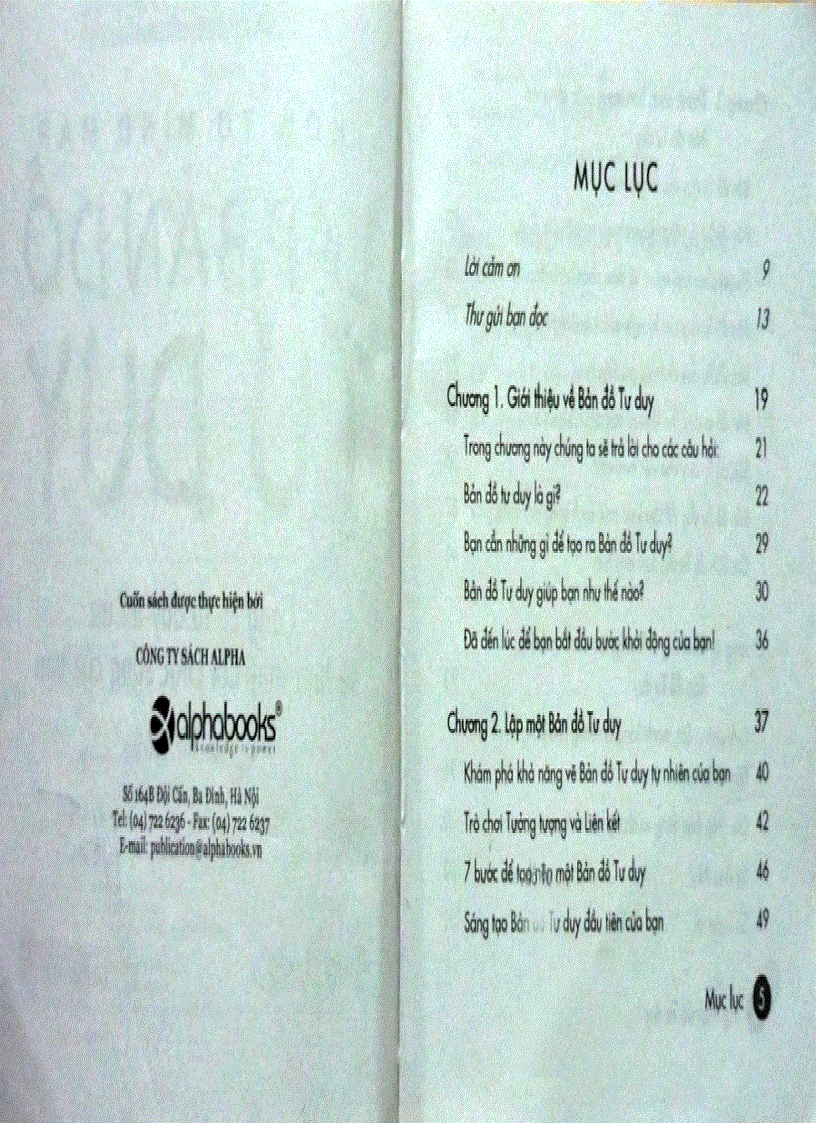 image for page Lập Bản Đồ Tư Duy Phần 1