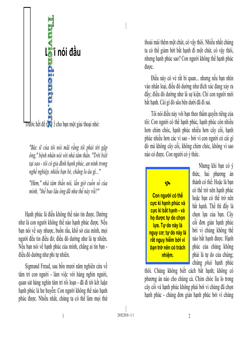 image for page Ebook Vui vẻ Hạnh phúc từ bên trong tác giả Osho