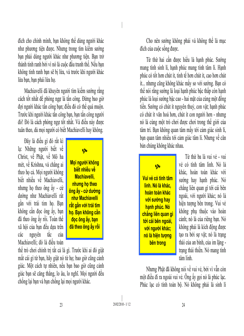 image for page Ebook Vui vẻ Hạnh phúc từ bên trong tác giả Osho