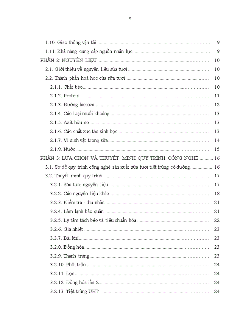 image for page Thiết kế nhà máy chế biến sữa tươi tiệt trùng năng suất 160 tấn sản phẩm ngày