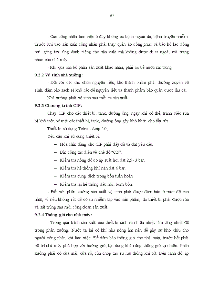 image for page Thiết kế nhà máy chế biến sữa tươi tiệt trùng năng suất 160 tấn sản phẩm ngày