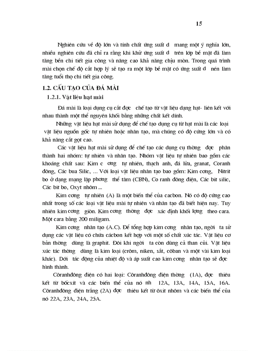 image for page Nghiên cứu ảnh hưởng của một số yếu tố công nghệ đến chất lượng bề mặt của chi tiết khi mài tròn ngoài