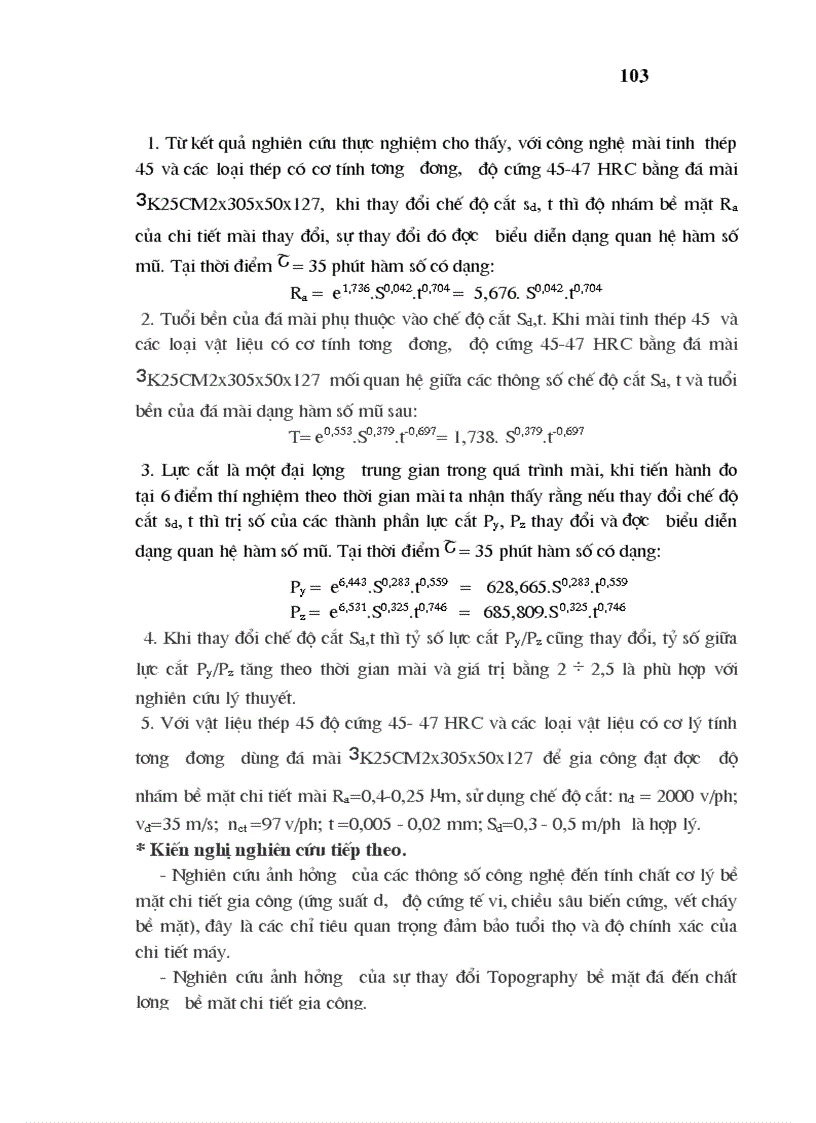 image for page Nghiên cứu ảnh hưởng của một số yếu tố công nghệ đến chất lượng bề mặt của chi tiết khi mài tròn ngoài
