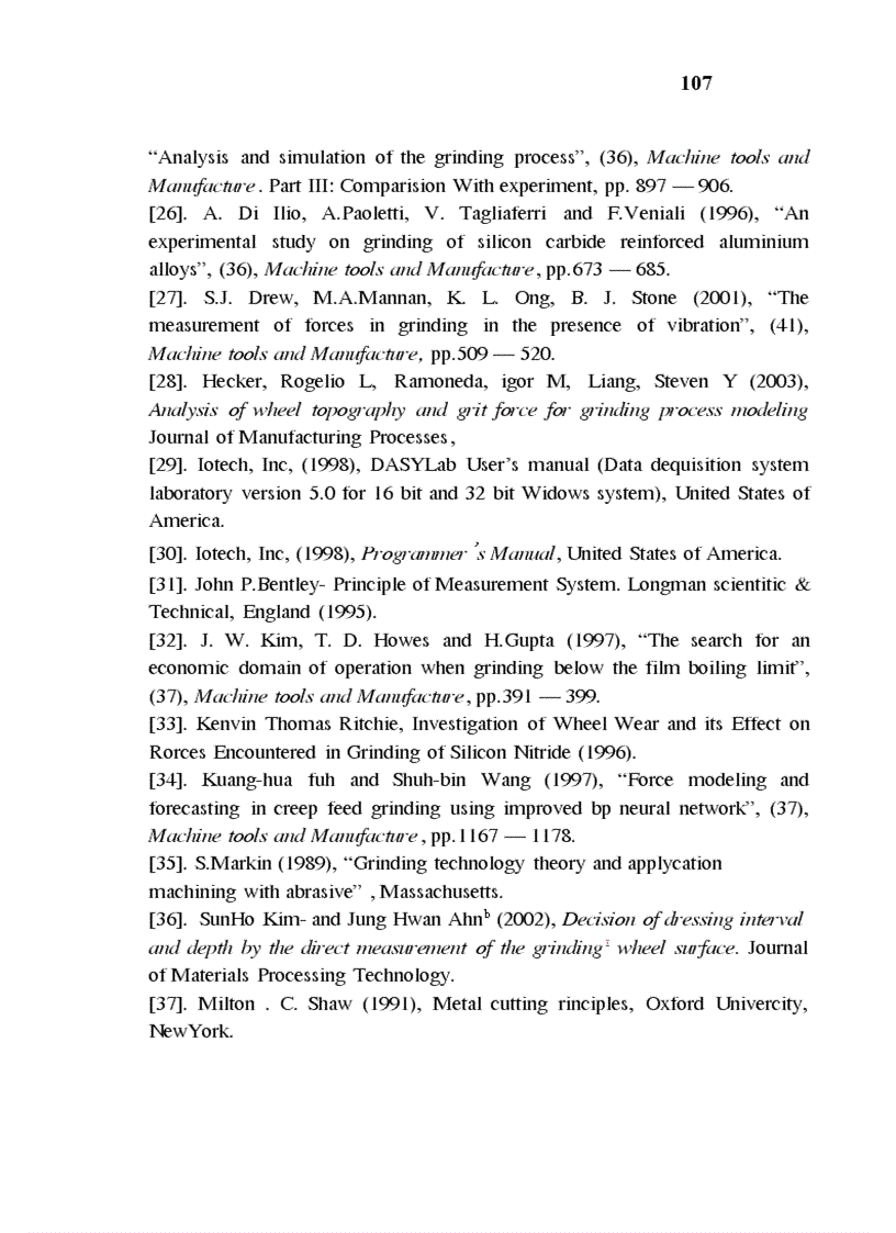 image for page Nghiên cứu ảnh hưởng của một số yếu tố công nghệ đến chất lượng bề mặt của chi tiết khi mài tròn ngoài