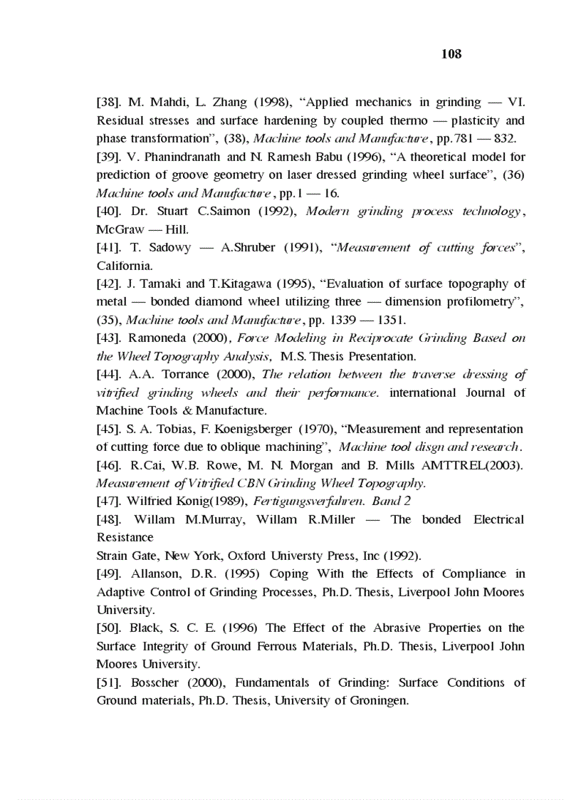 image for page Nghiên cứu ảnh hưởng của một số yếu tố công nghệ đến chất lượng bề mặt của chi tiết khi mài tròn ngoài