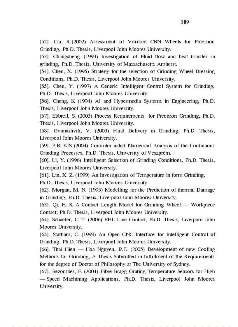 image for page Nghiên cứu ảnh hưởng của một số yếu tố công nghệ đến chất lượng bề mặt của chi tiết khi mài tròn ngoài