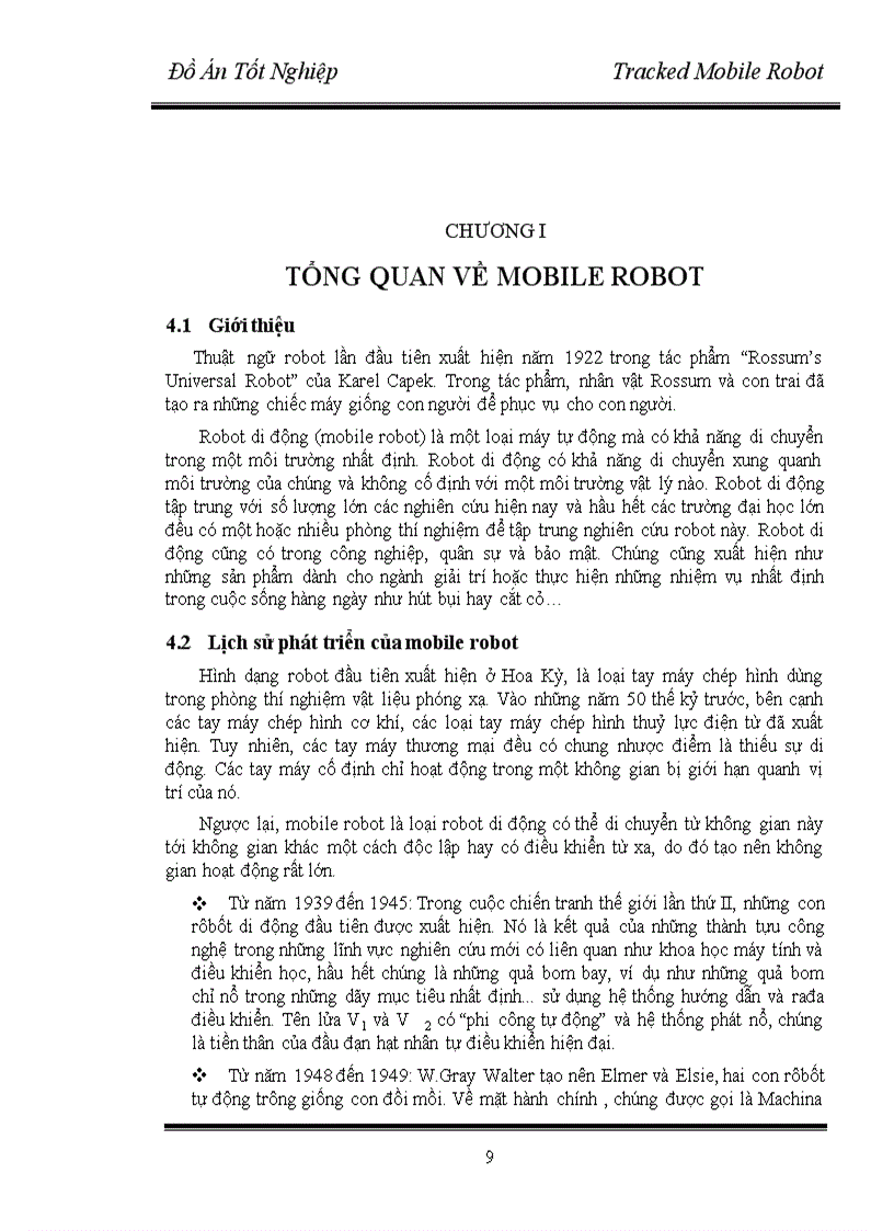 image for page Tracked Mobile Robot