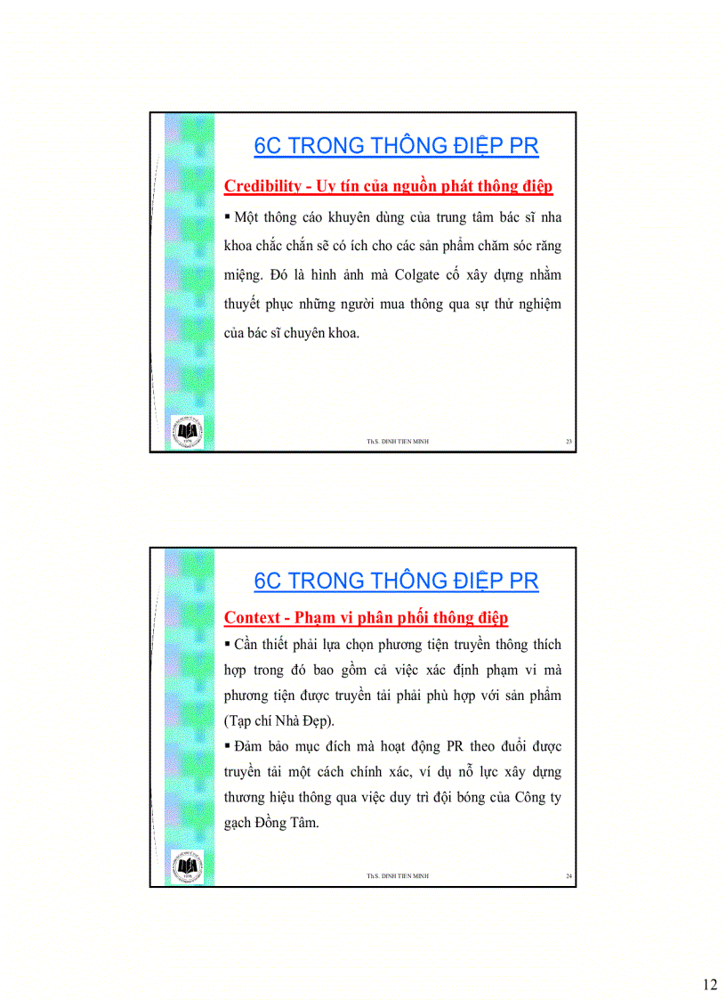 image for page Tài liệu giảng dạy PR tại trường DH Kinh tế Chưong trình truyền thông hiệu quả