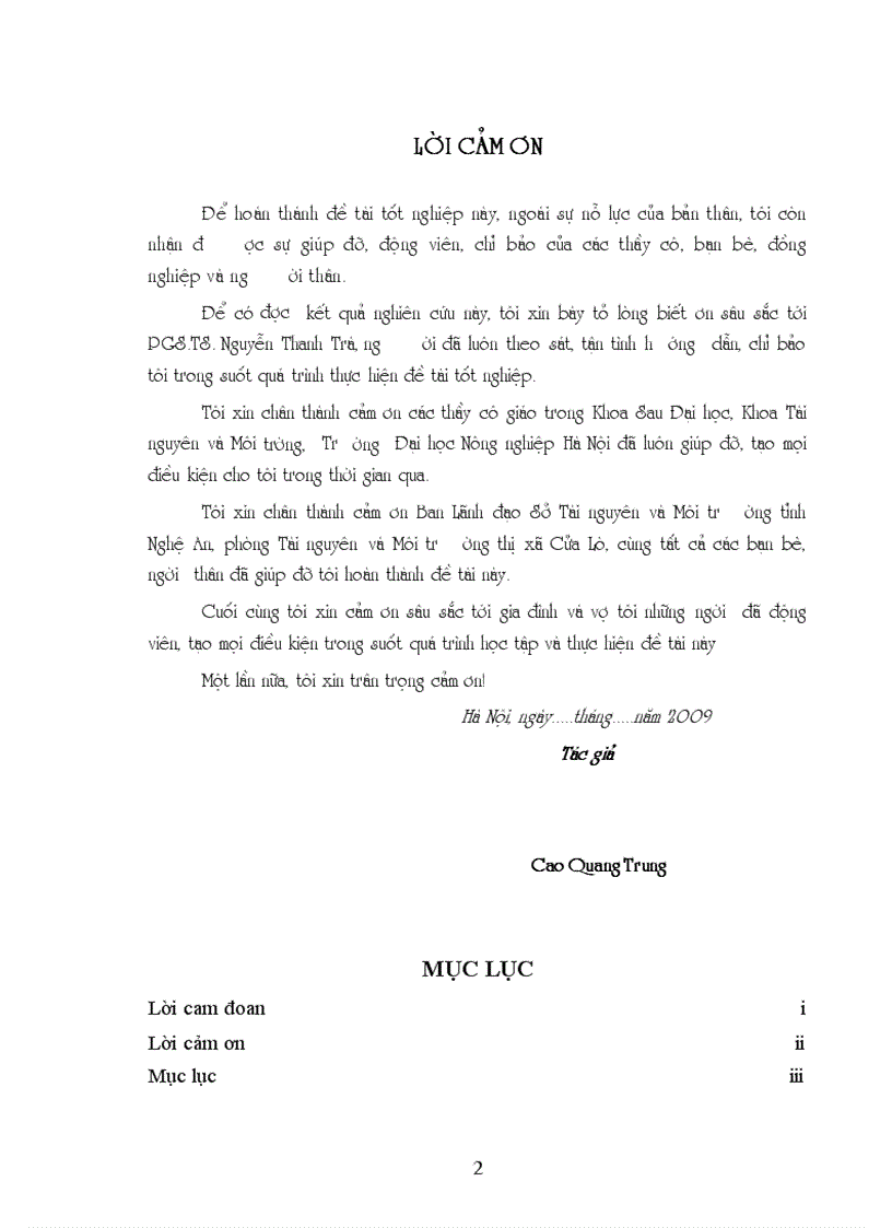image for page Đánh giá hiệu quả của công tác đấu giá quyền sử dụng đất trên địa bàn thị xã Cửa Lò tỉnh Nghệ An