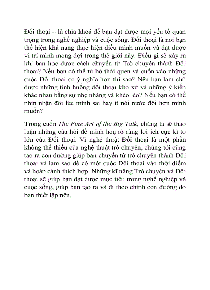 image for page EBOOK The Fine Art Of The Big Talk Bí Quyết Chinh Phục Khách Hàng Thuyết Trình Thành Công Và Giải Quyết Tiếng Việt