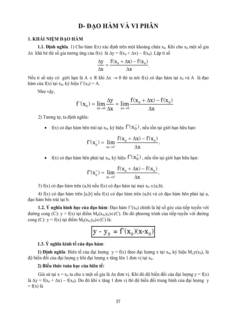 image for page Toán cao cấp c1