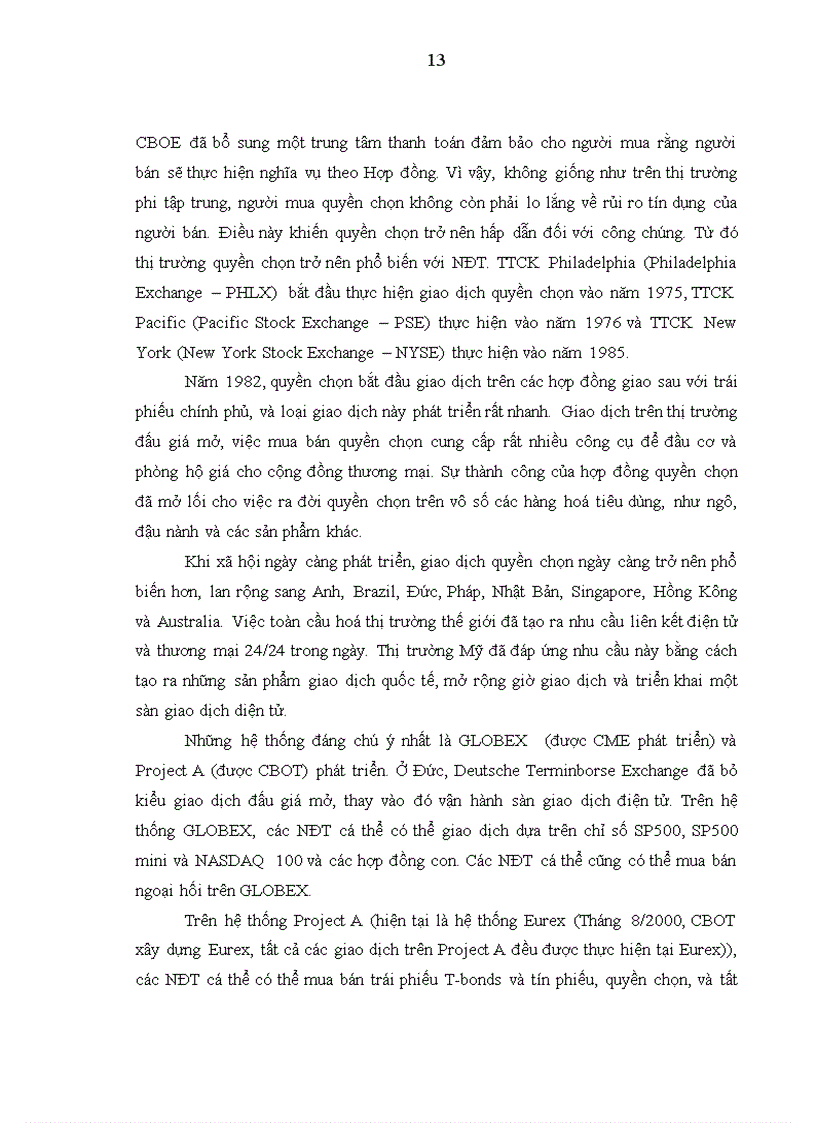 image for page Quyền chọn chứng khoán điều kiện khả năng và giải pháp để áp dụng quyền chọn chứng khoán vào thị trường chứng khoán Việt Nam