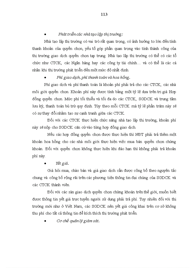 image for page Quyền chọn chứng khoán điều kiện khả năng và giải pháp để áp dụng quyền chọn chứng khoán vào thị trường chứng khoán Việt Nam