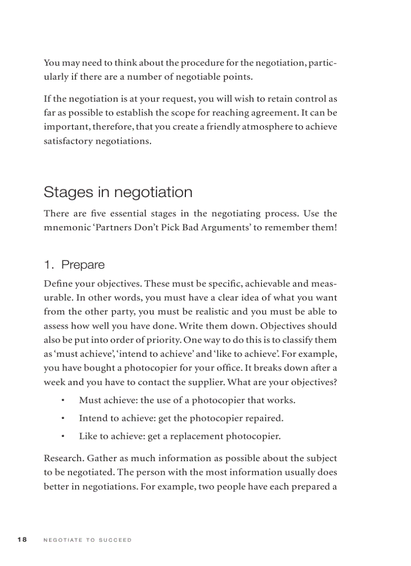 image for page Negotiate to Success