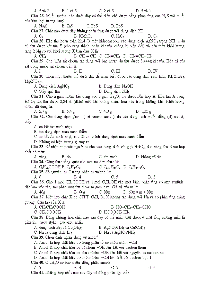image for page 5 đề thi thử đại học môn Hóa học
