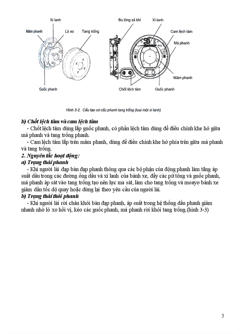 image for page Sửa chữa và bảo dưỡng cơ cấu phanh thủy lực
