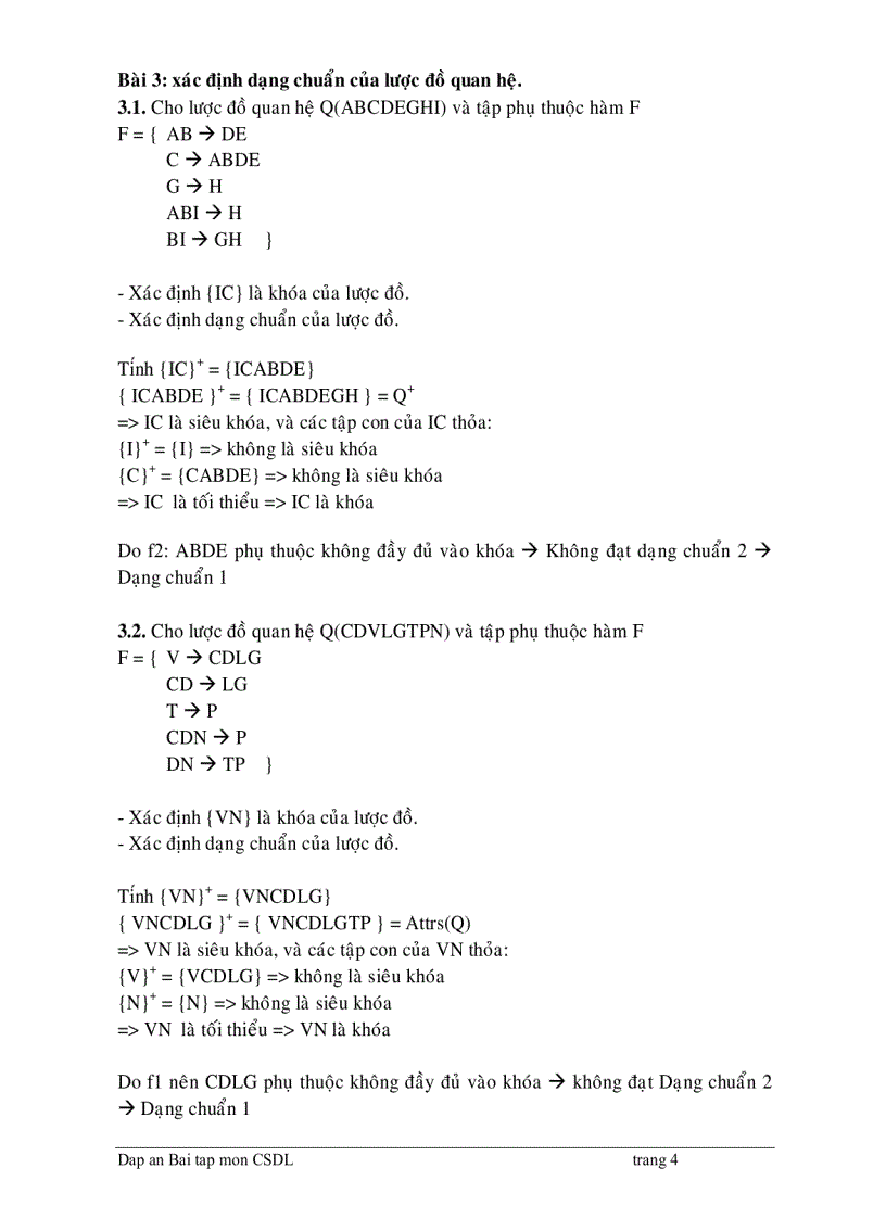image for page Đáp án một số bài tập mẫu môn cơ sở dữ liệu Phần 2