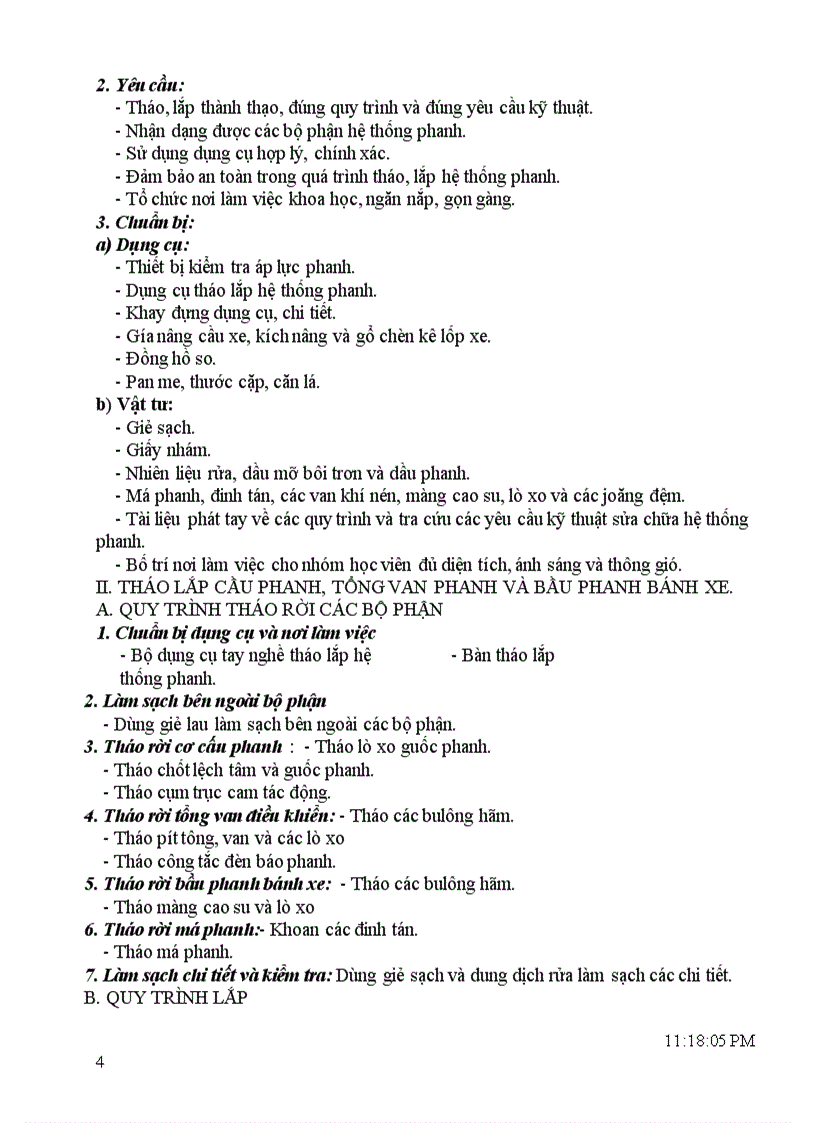 image for page Hệ thống phanh khí nén