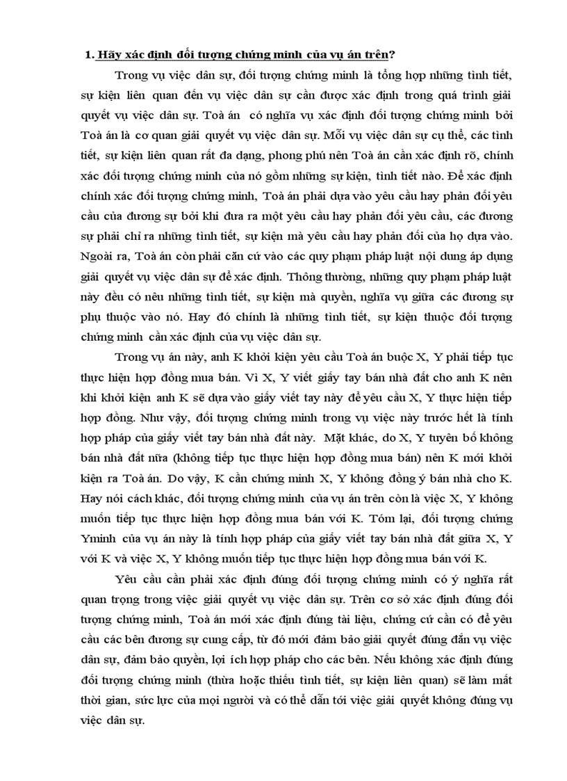 image for page Giải quyết tình huống tố tụng dân sự Bài tập cá nhân tuần 2 Đề số 07