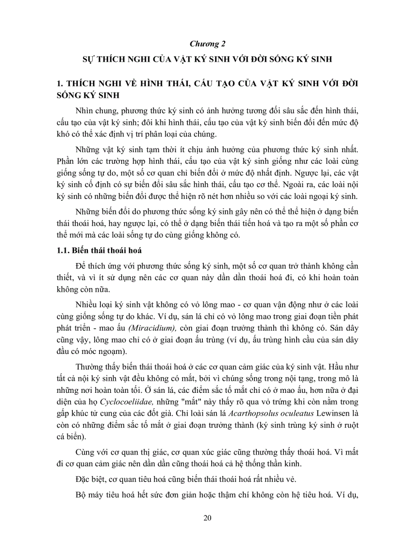 image for page GIÁO TRÌNH CAO HỌC Ký sinh trùng học thú y