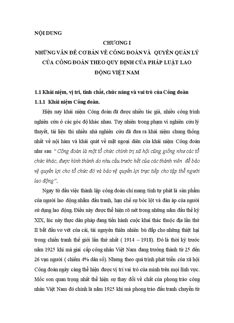 image for page Công đoàn và hoạt động tham gia quản lý doanh nghiệp của Công đoàn công ty cổ phần dệt may Hoàng Thị Loan năm 2009
