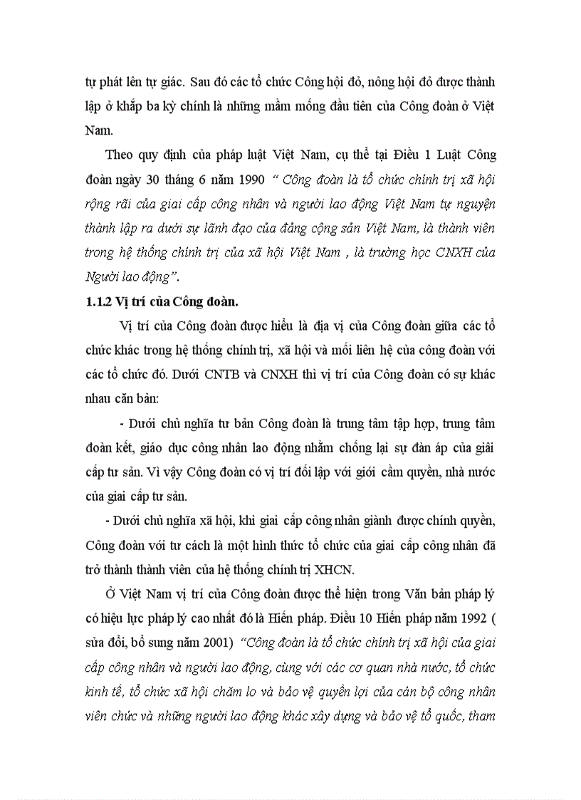 image for page Công đoàn và hoạt động tham gia quản lý doanh nghiệp của Công đoàn công ty cổ phần dệt may Hoàng Thị Loan năm 2009