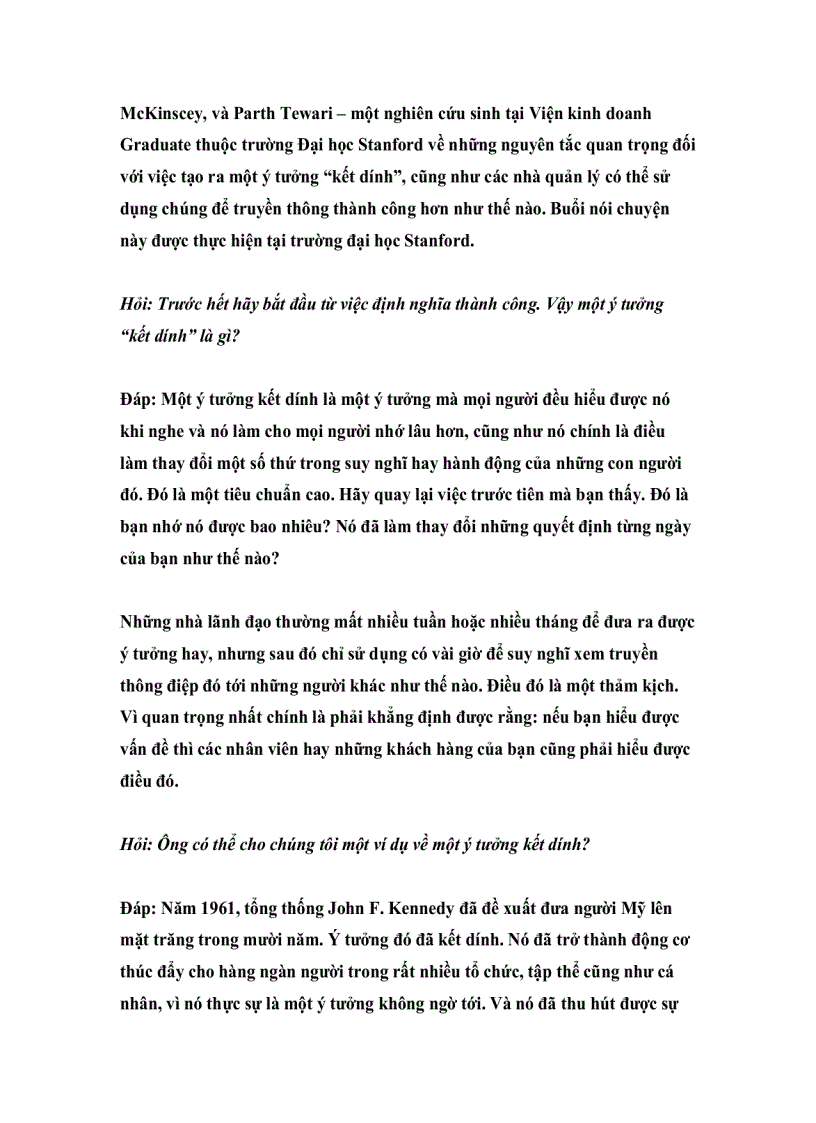 image for page Tạo ra một thông điệp kết dính