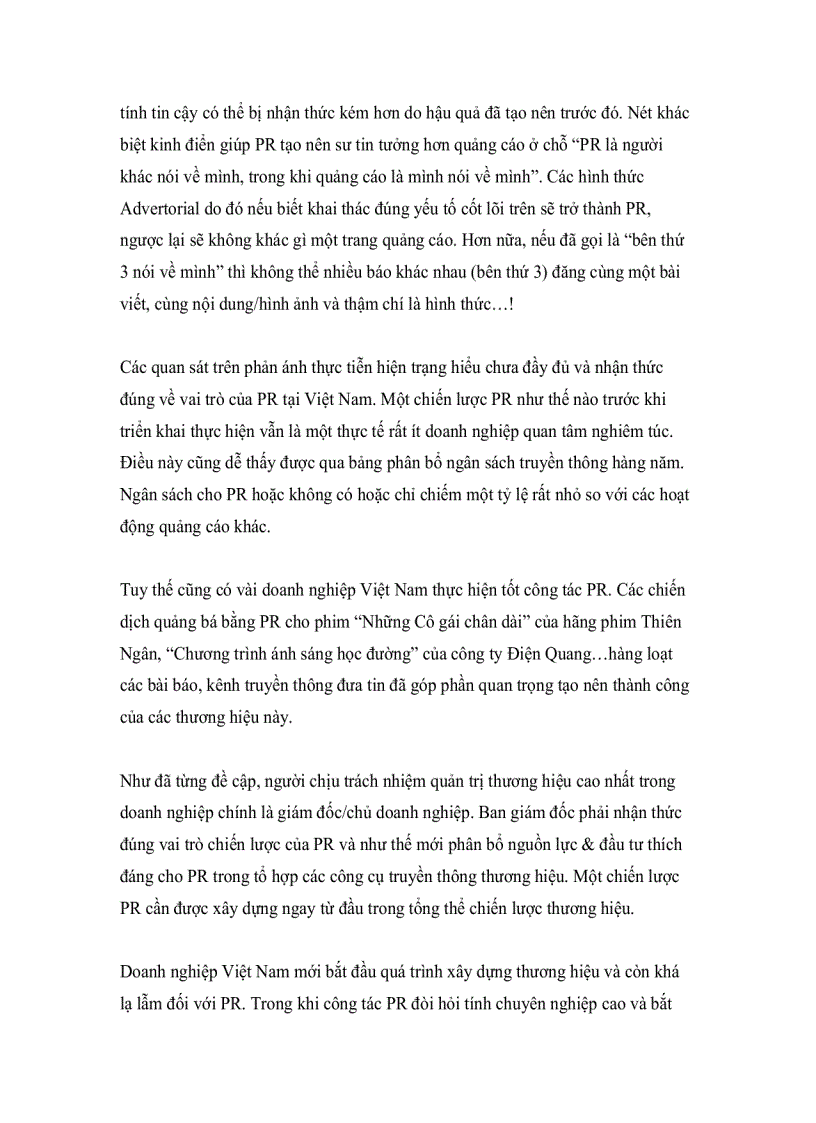 image for page Sử dụng PR trong xây dựng thương hiệu phần 2
