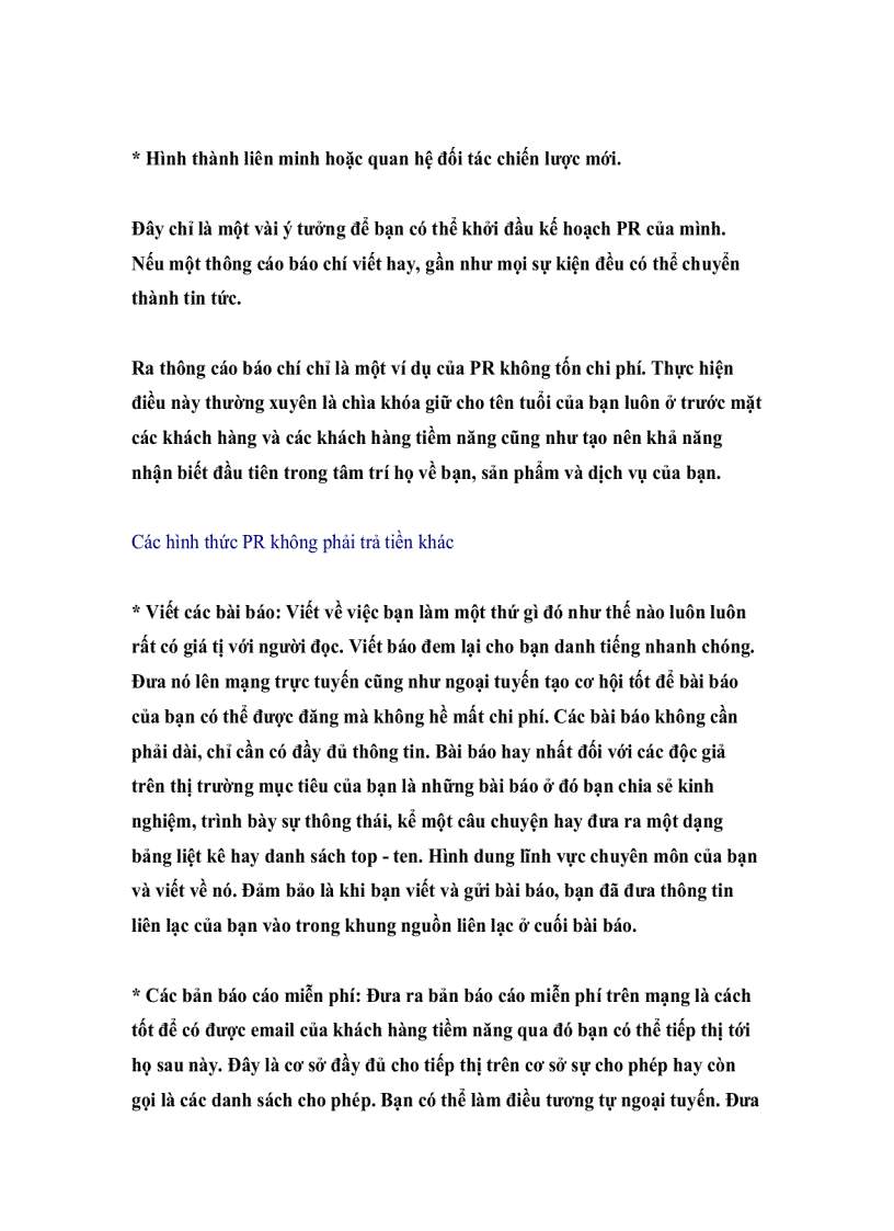 image for page PR Quan hệ công chúng