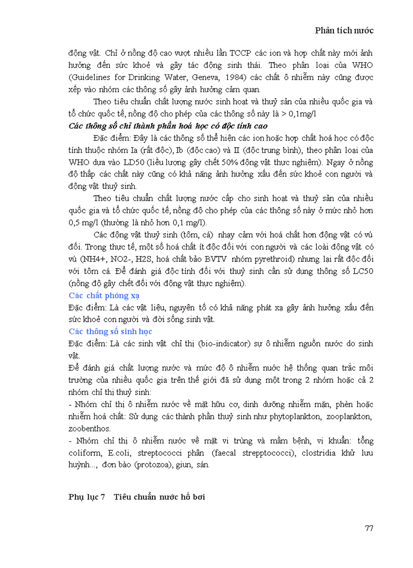 image for page Phân tích nước