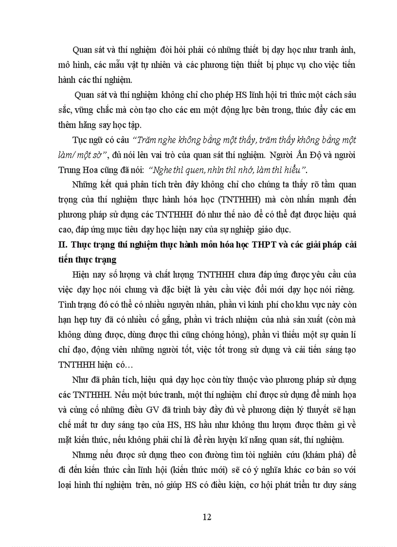 image for page Hướng dẫn Thí nghiệm thực hành trường THPT chuyên môn Hóa học