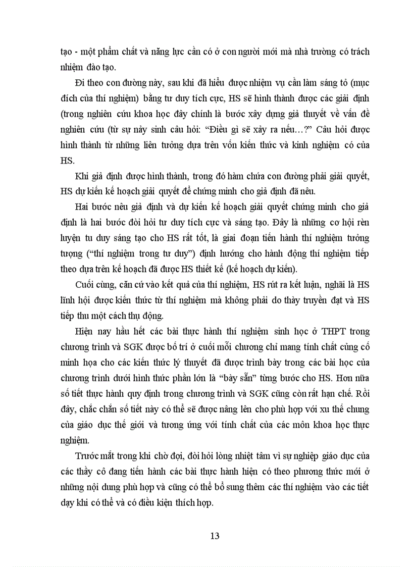 image for page Hướng dẫn Thí nghiệm thực hành trường THPT chuyên môn Hóa học