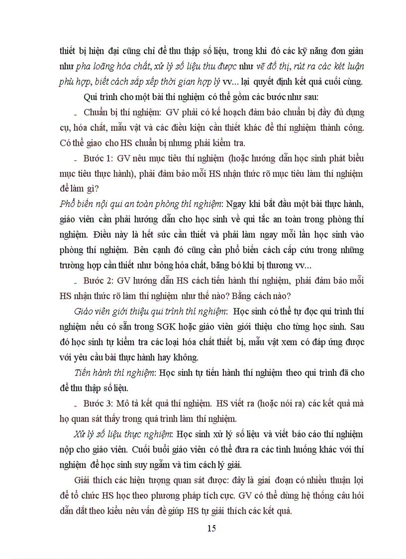 image for page Hướng dẫn Thí nghiệm thực hành trường THPT chuyên môn Hóa học