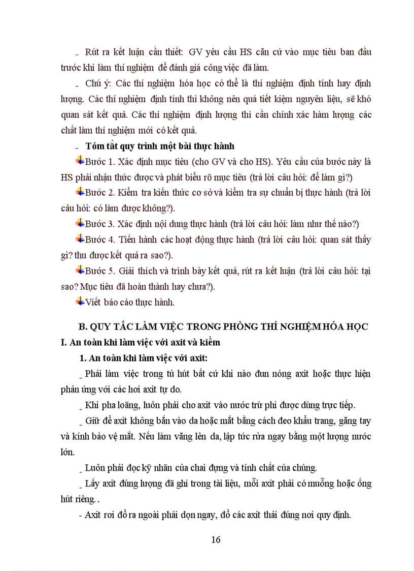 image for page Hướng dẫn Thí nghiệm thực hành trường THPT chuyên môn Hóa học