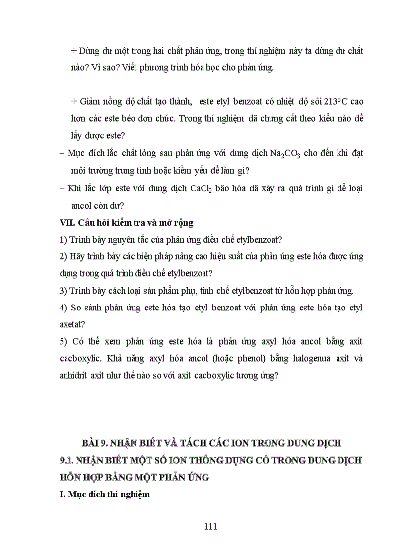 image for page Hướng dẫn Thí nghiệm thực hành trường THPT chuyên môn Hóa học