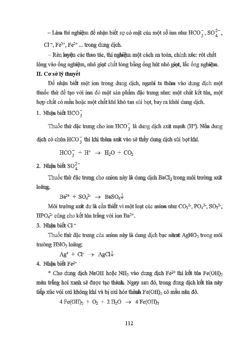 image for page Hướng dẫn Thí nghiệm thực hành trường THPT chuyên môn Hóa học