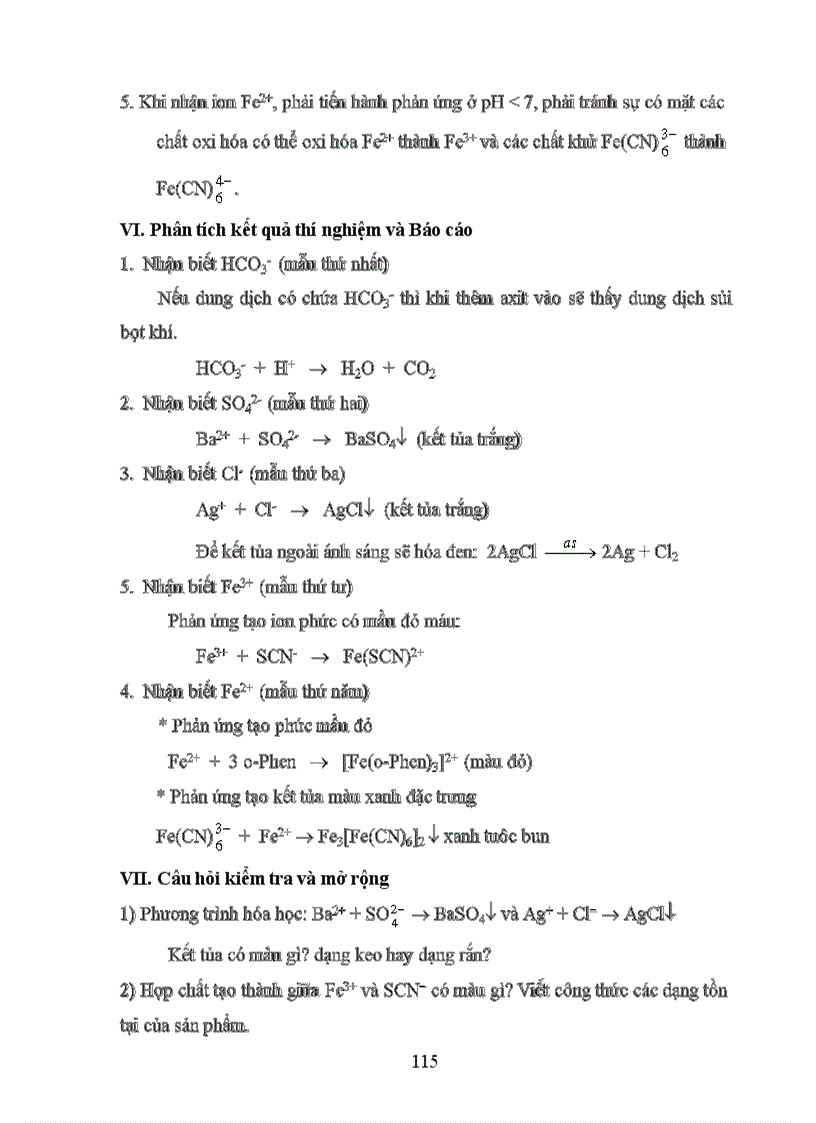 image for page Hướng dẫn Thí nghiệm thực hành trường THPT chuyên môn Hóa học