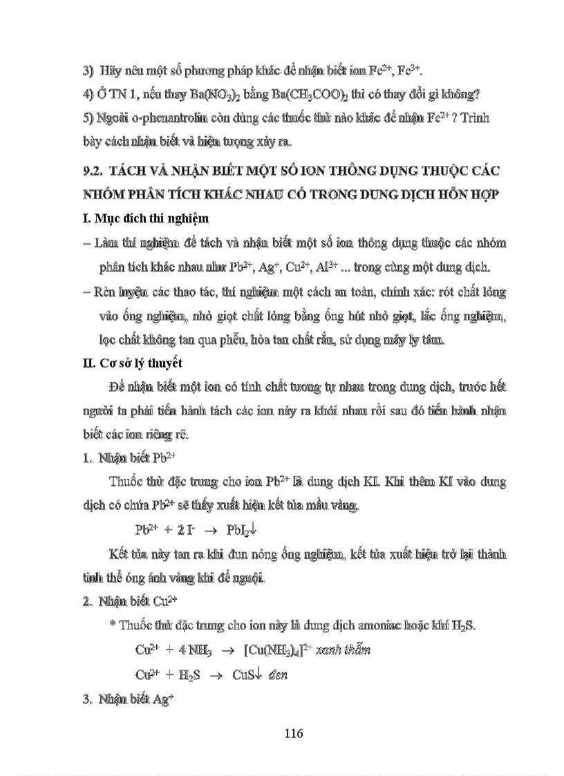 image for page Hướng dẫn Thí nghiệm thực hành trường THPT chuyên môn Hóa học