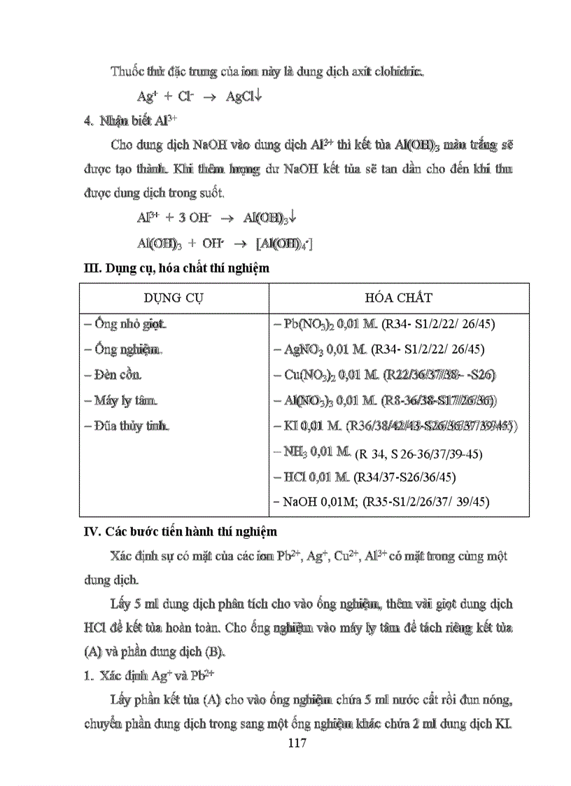 image for page Hướng dẫn Thí nghiệm thực hành trường THPT chuyên môn Hóa học