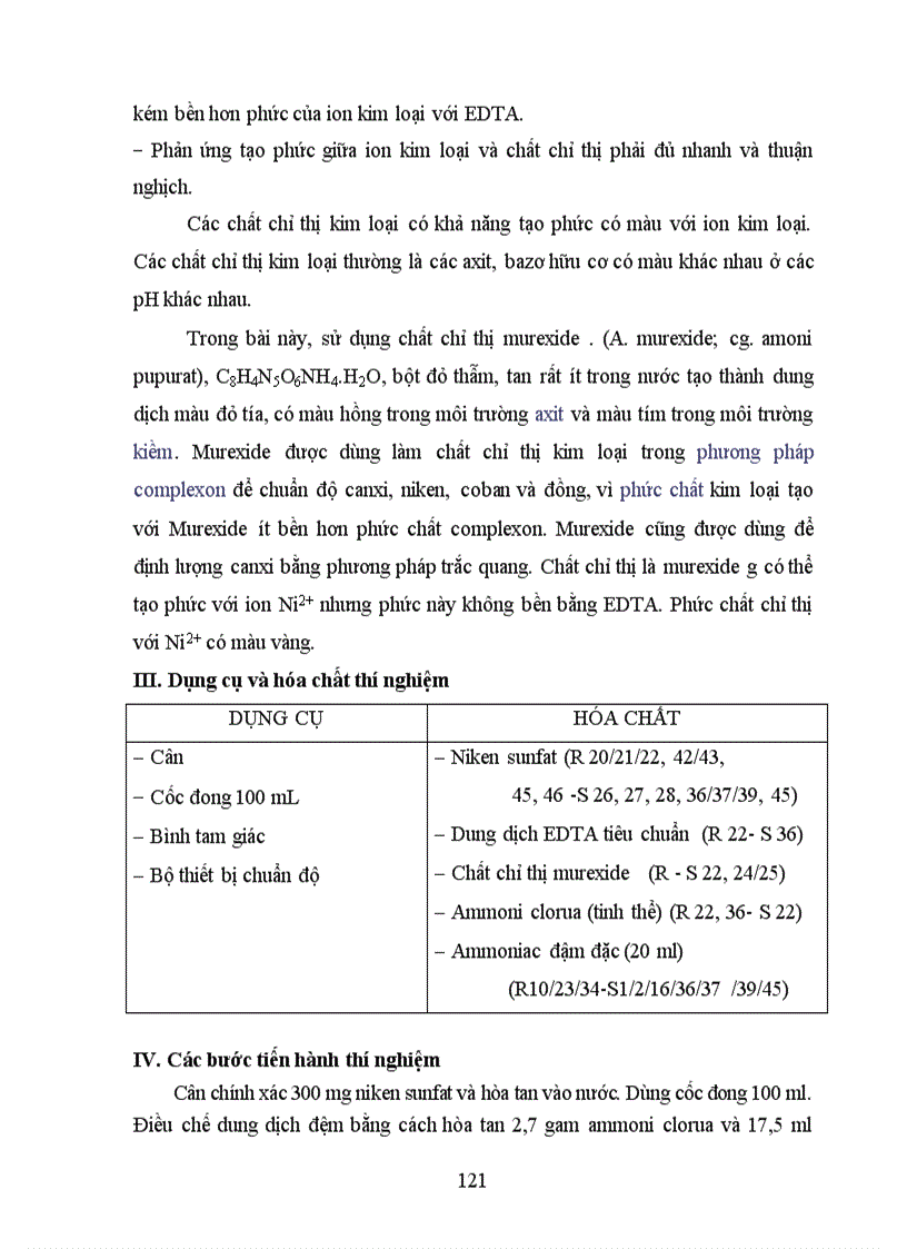 image for page Hướng dẫn Thí nghiệm thực hành trường THPT chuyên môn Hóa học